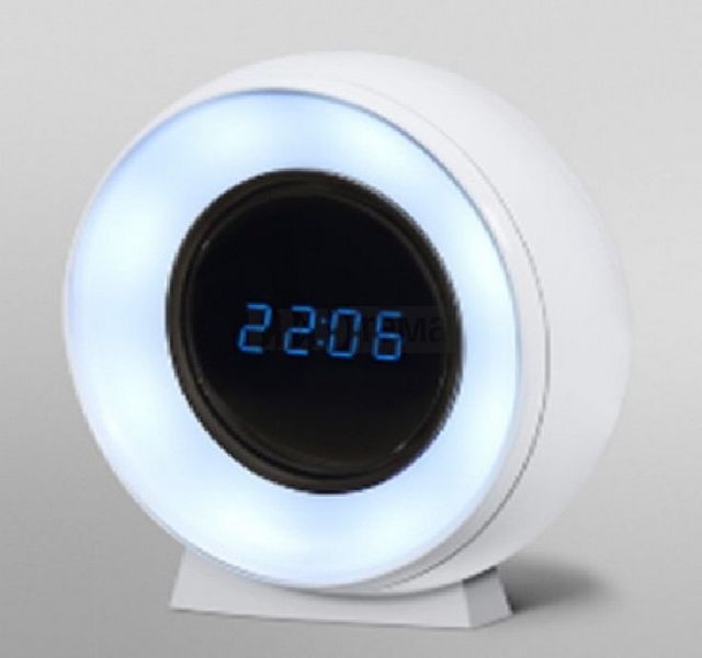 Светильник-ночник с часами LEDVANCE NIGHTLUX CLOCK WHITE 6X1 0,3 Вт с изменяемой температурой света, встроенный аккумулятор (4058075757721) 4058075757721 фото