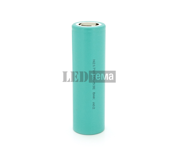 Акумулятор 21700 Li-Ion BAK N21700CD 5300mAh, 15A, 4.2/3.6/2.5V, Gray (N21700CD) N21700CD фото