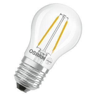 LED Star Classic P 25 Filament 1.8W 827 Clear E27 лампа светодиодная OSRAM (4099854467509) 4099854467509 фото
