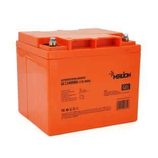 Акумуляторна батарея MERLION GL12400M6 12 V 40 Ah ( 198 x 165 x 170 ) Orange Q1 GL12400M6 GEL фото