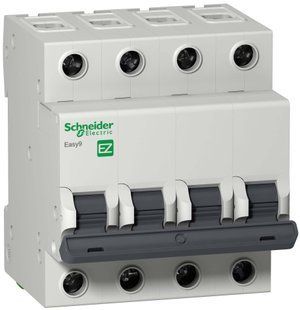 Автоматичний вимикач 4P, 40A, С, 6kA, Easy9, Schneider Electric (EZ9F34440) EZ9F34440 фото