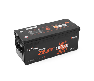Аккумуляторная батарея LiFePO4 Li-TIME 25.6V 100Ah BT, 2560Wh, BMS 100A, 532*207*215мм (Litime-24V100Ah-BT) Litime-24V100Ah-BT фото