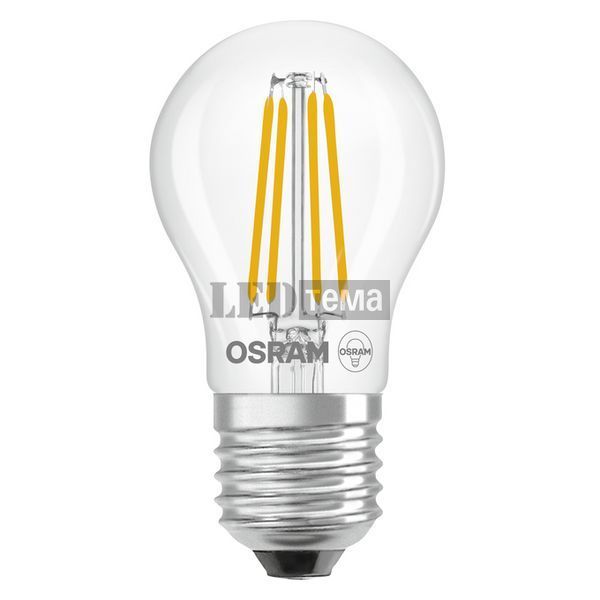LED Star Classic P 40 Filament 3.4W 827 Clear E27 лампа світлодіодна OSRAM (4099854467790) 4099854467790 фото