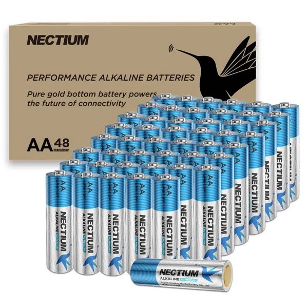 Лужна батарейка Nectium AA/LR6 48шт/уп NEC AA-48 фото