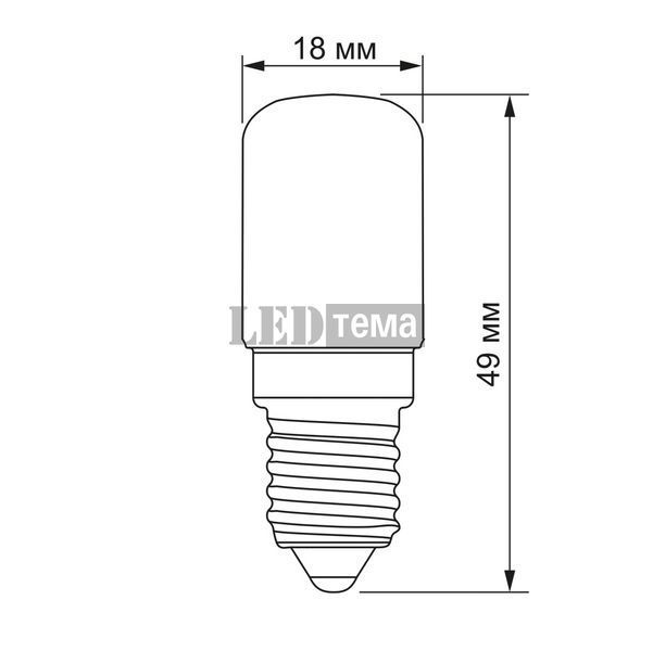 ST25e E14 3W 320лм 4100K AC220-240В 270&deg; светодиодная лампа VIDEX (VL-ST25e-03144) VL-ST25e-03144 фото