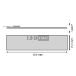 PL COMP 1200 V 840 U19 26W 4000К Светильник панель IP50/IP20 LEDVANCE (4099854735684) 4099854735684 фото