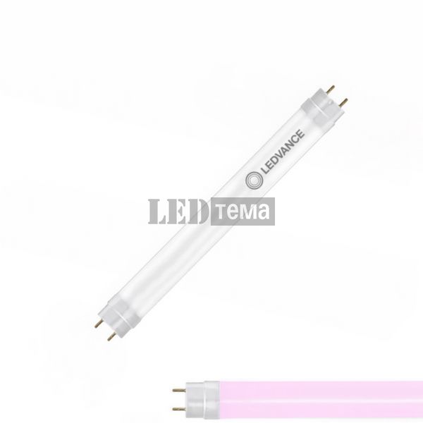 LED TUBE T8 EM FOOD P 600 mm 5.2W 833 LEDVANCE світлодіодна лампа для підсвітки м'яса (4099854044793) 4099854044793 фото