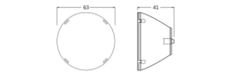TR SP REFLECTOR V 20W 50DEG Рефлектор світильника LEDVANCE (4099854616822) 4099854616822 фото
