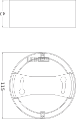 DL IP44 DN DN 115 865 920LM BK 8W 6500К круглый даунлайт LEDVANCE (4099854561627) 4099854561627 фото