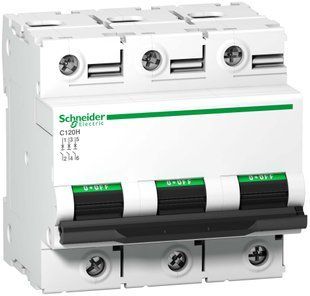 Автоматичний вимикач C120H 3P 80A B Schneider Electric (A9N18424) A9N18424 фото