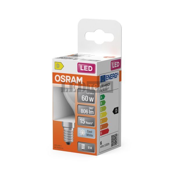 LED Star Classic P60 Filament 5,9W 840 FR E14 Світлодіодна лампа Osram (4099854116315) 4099854116315 фото