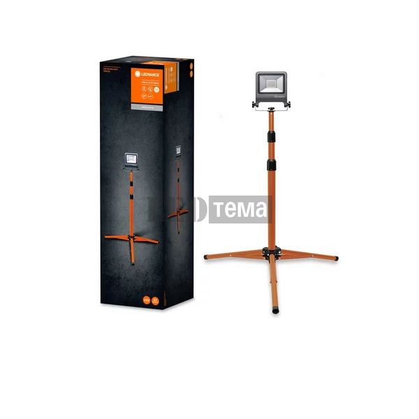 LED WORKLIGHT 1X30W 840 TRIPOD LEDV Прожектор світлодіодний переносний на тринозі Ledvance (4058075213937) 4058075213937 фото