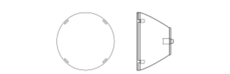TR SP REFLECTOR V 30W 15DEG Рефлектор світильника LEDVANCE (4099854616846) 4099854616846 фото