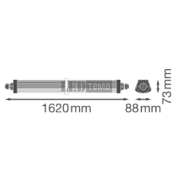 DP FLEX DA 1500 P 865 IP66 42W 6500К Пылевлагозащищённый светильник DALI-2 DIM LEDVANCE (4099854637766) 4099854637766 фото