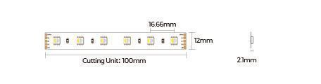 LED стрічка 24V-12mm-RGBWW IP20 16,8W 700Lm COLORS (D560RGBWW-24V-12mm) D560RGBWW-24V-12mm фото