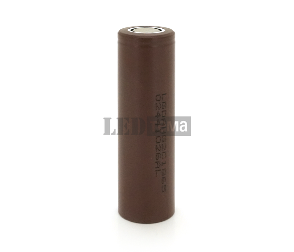 Аккумулятор 18650 Li-Ion LG LGDAHG21865, 3000mAh, 20A, 4.2/3.6/2.5V, BROWN, PVC BOX, 2 шт в упаковке, цена за 1 шт (LGDBHG21865) LGDBHG21865 фото