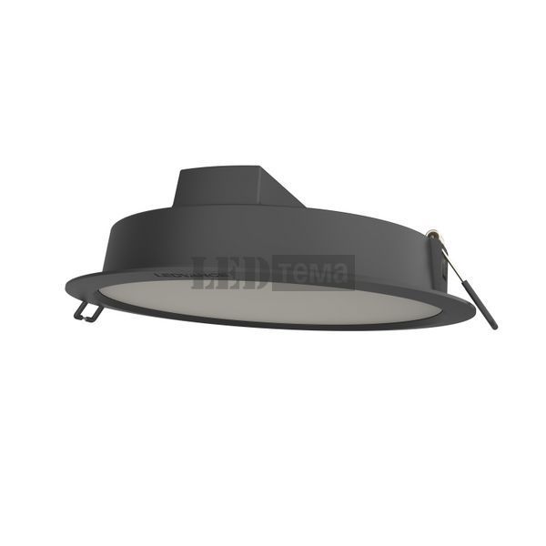 DL IP44 DN DN 165 830 1430LM BK 13W 3000К круглый даунлайт LEDVANCE (4099854561641) 4099854561641 фото