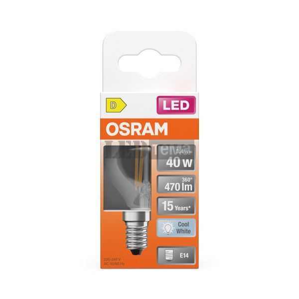 LED Star Classic P40 Filament 3,4W 840 CL E14 Светодиодная лампа Osram (4099854468339) 4099854468339 фото