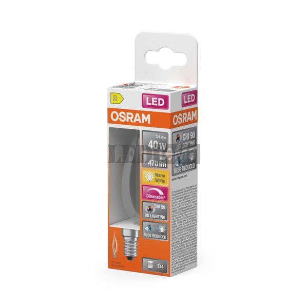 LED Superstar Plus Classic BA40 300&deg; Filament DIM 3,4W 927 CL E14 Світлодіодна лампа димована Osram (4058075602830) 4058075602830 фото