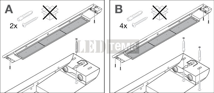 LB FLEX 1500 P 840 VW 105W 4000К светильник для высоких потолков IP23 LEDVANCE (4058075676282) 4058075676282 фото