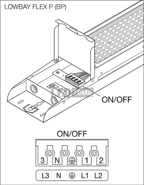 LB FLEX 1500 P 105W 4000К светильник для высоких потолков IP23 LEDVANCE (4058075676268) 4058075676268 фото