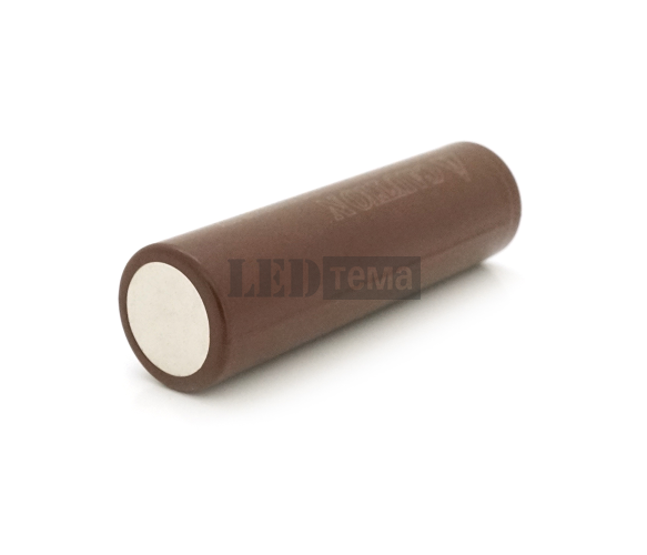 Акумулятор 18650 Li-Ion LG LGABHG21865-HG2, 3000mAh, 20A, 4.2/3.6/2.5V, BROWN, PVC BOX, 2 шт в упаковці, ціна за 1 шт (LGABHG21865-HG2) LGABHG21865-HG2 фото