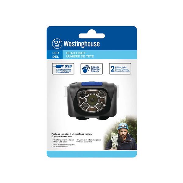 Ліхтар налобний Westinghouse WF71 акумуляторний з сенсором WF71-DB фото