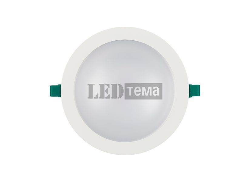 START Downlight 205 IP54 2100Lm 830 DALI 20W Світильник круглий врізний керований Sylvania (0030336) 0030336 фото