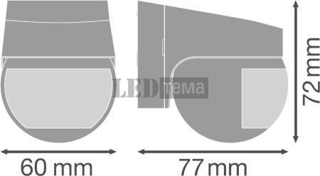 SENSOR WALL 110DEG IP44 WT Датчик движения и освещенности Ledvance (4058075244733) 4058075244733 фото