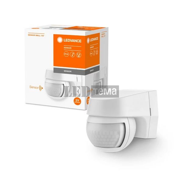 SENSOR WALL 110DEG IP44 WT Датчик движения и освещенности Ledvance (4058075244733) 4058075244733 фото