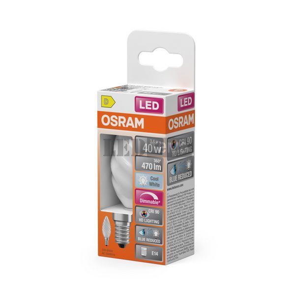 LED Superstar Plus Classic BW40 300 Filament DIM 3,4W 940 FR E14 Світлодіодна лампа димована Osram (4058075602892) 4058075602892 фото