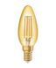 1906 LED CB35 4W/824 230V FIL GOLD E14 6X1 OSRAM Світлодіодна лампа філаментна декоративна (4099854091476) 4099854091476 фото 1