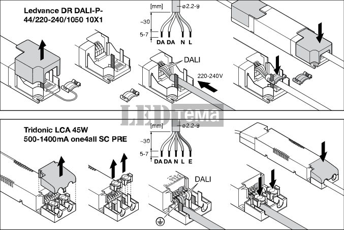 PL COMP 1200 V 940 U19 DALI 35W 4000К Світильник панель DALI-2 DIM IP40/IP20 LEDVANCE (4099854017520) 4099854017520 фото