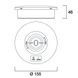 LiFeSafe SURFACE ROUND IP65 2,2W 6500К Аварийный светильник ST EM3h Sylvania (0032008) 0032008 фото 5
