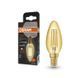 1906 LED CB35 4W/824 230V FIL GOLD E14 6X1 OSRAM Світлодіодна лампа філаментна декоративна (4099854091476) 4099854091476 фото 2