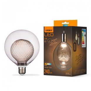 Filament G125 E27 3.5W 240лм 3000K AC220-240В 360&deg; светодиодная лампа филаментная VIDEX (VL-DG125-BB80LF) VL-DG125-BB80LF фото
