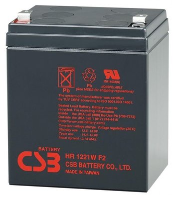 Акумуляторна батарея CSB HR1221WF2, 12V 5Ah (90 х70х100 (105)) Q10 HR1221WF2 фото