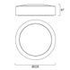 Novella IP66 720-1525 830/840 BLACK 12W Светильник накладной круглый с переключателем мощности Sylvania (0040050) 0040050 фото 4