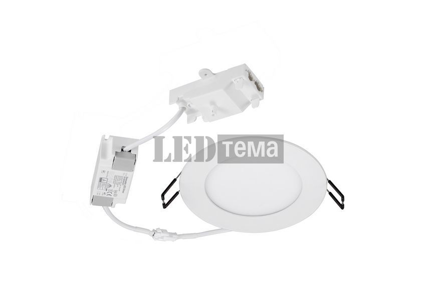 START Downlight Flat 108 IP44 550LM 830 DIM 7W Светильник круглый врезной диммируемый Sylvania (0054118) 0054118 фото