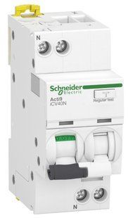 Диференційний автоматичний вимикач iCV40N 1P+N, 32A, крива C, 30мA, тип A-SI, Schneider Electric (A9DF3632) A9DF3632 фото