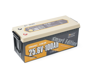 Аккумуляторная батарея LiFePO4 Power Queen 25.6V 100Ah BT, 2560Wh, BMS 100A, 532*207*215мм (PowerQueen-24V100Ah-BT) PowerQueen-24V100Ah-BT фото