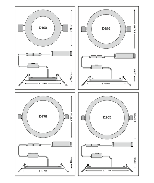DL SLIM ALU DA D100 V ML83040WT 7,5-9,5W 3000/4000К круглий даунлайт DALI-2 DIM CCT перем. потуж. IP44/IP20 LEDVANCE (4099854441899) 4099854441899 фото
