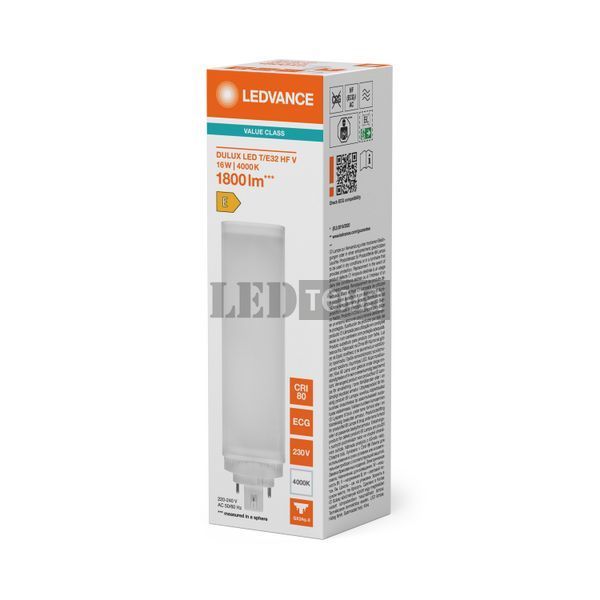 DULUX LED T/E32HF V 16W 840 FR GX24Q-3 Світлодіодна лампа Ledvance (4058075822351) 4058075822351 фото