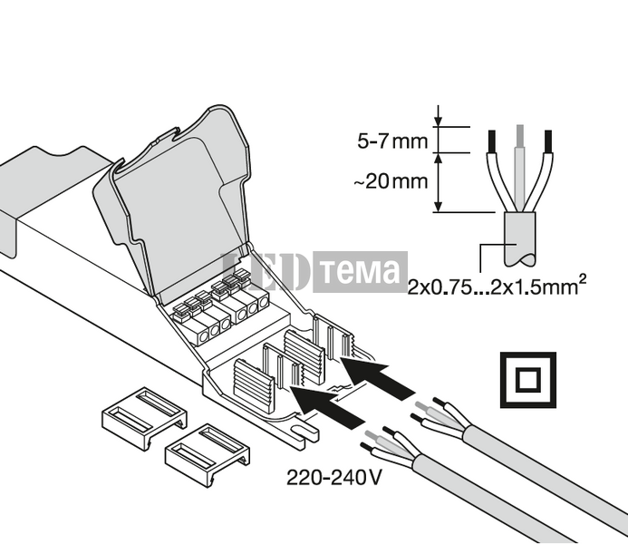 PL COMP 1200X600 V ML 83040 28-32-42W 3000/4000К Світильник панель CCT перем. потуж. IP50/IP20 LEDVANCE (4099854736865) 4099854736865 фото