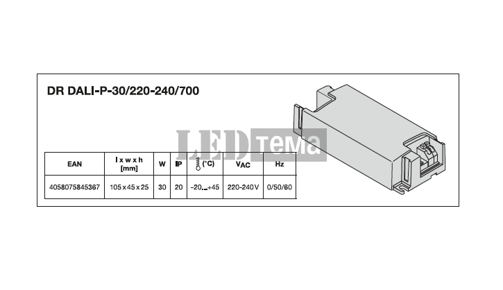 DL SLIM ALU DA D150 V ML83040 WT 7,5-13W 3000/4000К круглий даунлайт DALI-2 DIM CCT перем. потуж. IP44/IP20 LEDVANCE (4099854441912) 4099854441912 фото