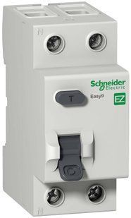 Дифференциальный выключатель УЗО 2P 25A 30mA АС Easy9, Schneider Electric (EZ9R34225) EZ9R34225 фото