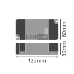 DR DS-P- 30/220-240/700 PL FLEX 600 30W Драйвер світильника IP20 LEDVANCE (4058075843684) 4058075843684 фото