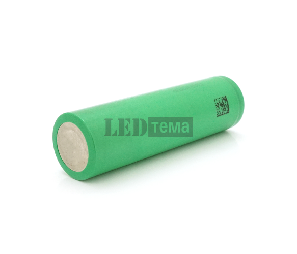 Аккумулятор 18650 Li-Ion Sony US18650VTC6, 3000mAh, 20A, 4.2/3.6/2.5V, GREEN, 2 шт в упаковке, цена за 1 шт (US18650VTC6) US18650VTC6 фото