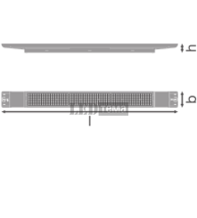 LB FLEX 1200 DALI P 840 VW 42W 4000К світильник для високих стель DALI-2 DIM IP23 LEDVANCE (4058075676169) 4058075676169 фото