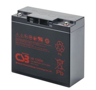 Аккумуляторная батарея CSB HR1290W, 12V 18Ah (181х159х167мм),6.8 kg Q4 HR1290WB1B фото